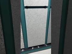 Tejas de porcelana de vidrio amarillo beige para ducha Decoración de pared rústica elegante