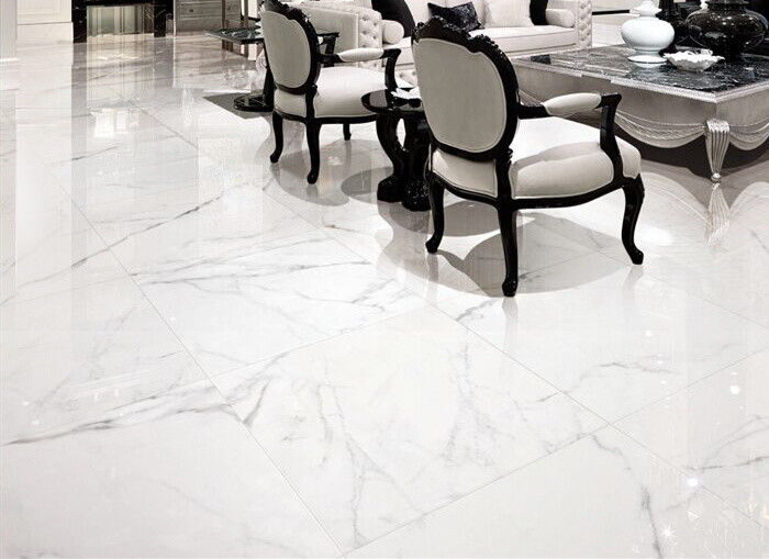 Popular Glazed Matte Marble Porcelain Tile 60x120 Cm Size Super Hardness